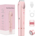 Dual-Head Waterproof Rechargeable Hair Removal Device