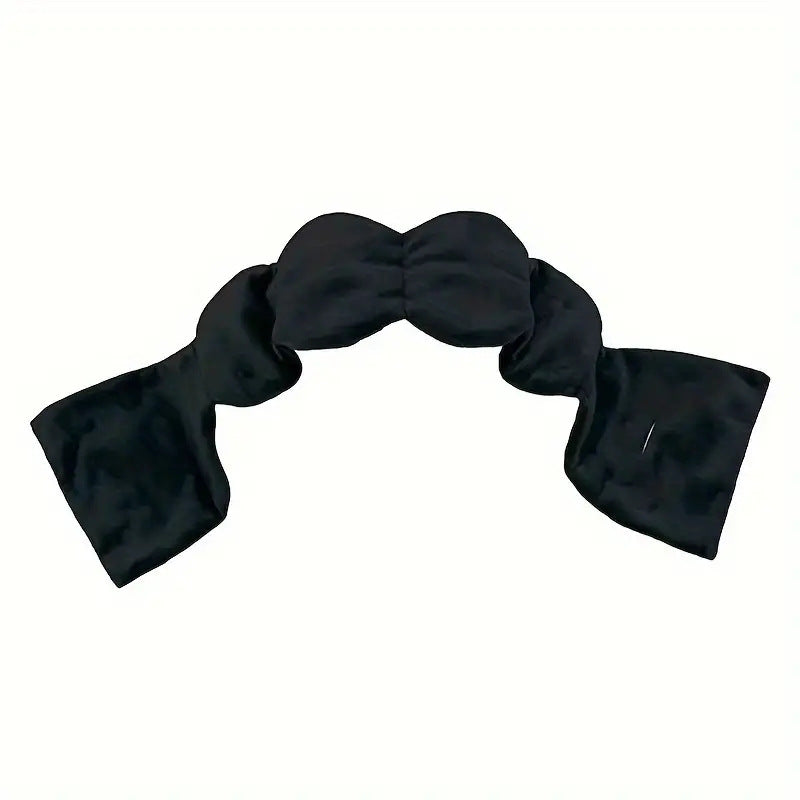 Weighted Comfort Eye Mask in Black – Morning Within