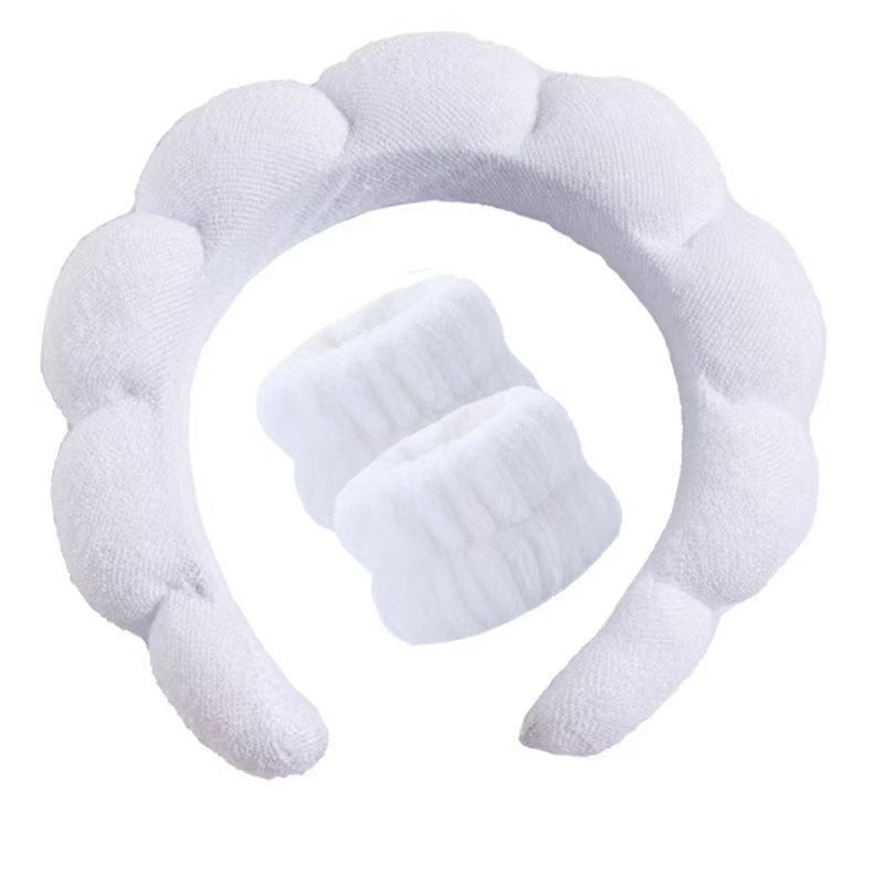 Soft Cloud Headband and Wristband Set in White – Morning Within