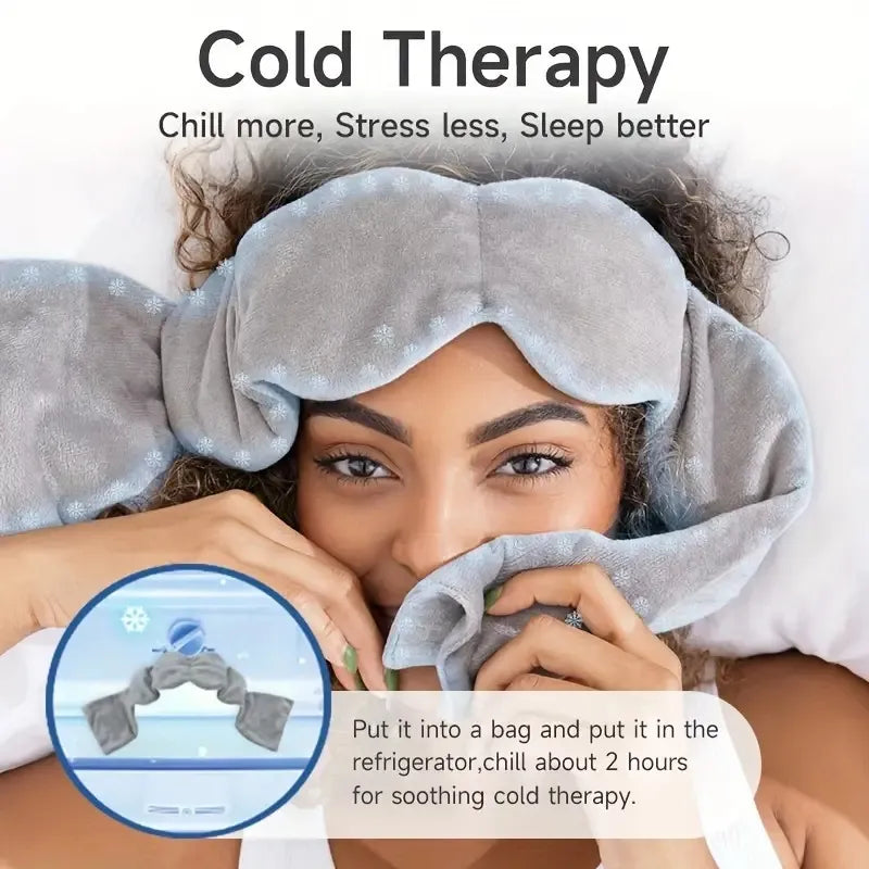 Weighted Eye Mask with Hot & Cold Therapy
